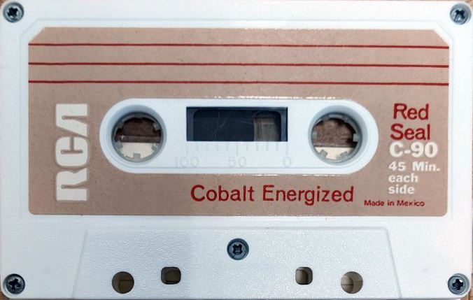 Compact Cassette RCA Red Seal 90 Type I Normal 1970 USA