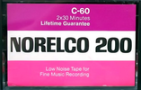 Compact Cassette Norelco 200 60 Type I Normal 1971 USA