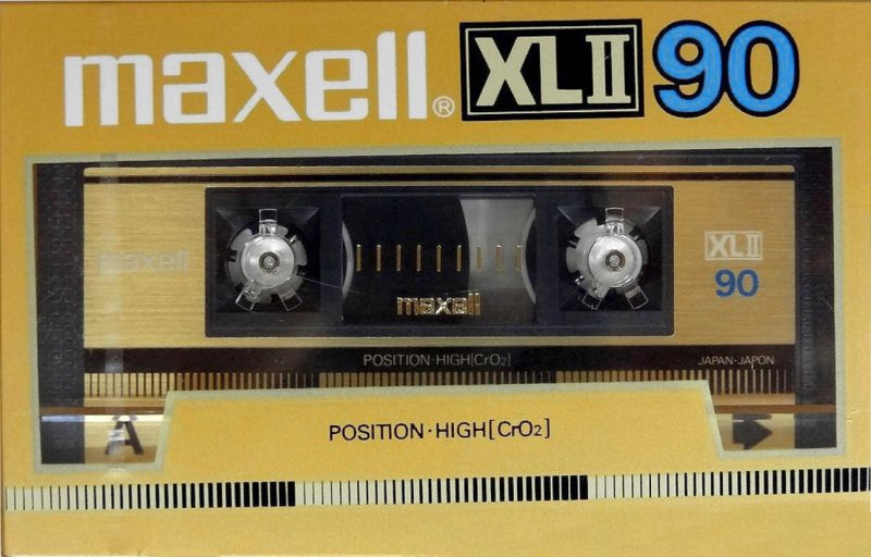 Compact Cassette Maxell XLII 90 Type II Chrome 1985 Japan