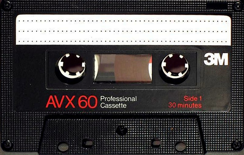 Compact Cassette 3M AVX 60 Type I Normal 1996 USA