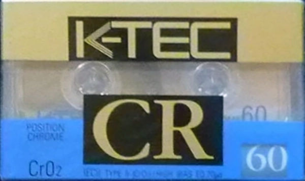 Compact Cassette K-TEC 60 "CR" Type II Chrome Unknown Country