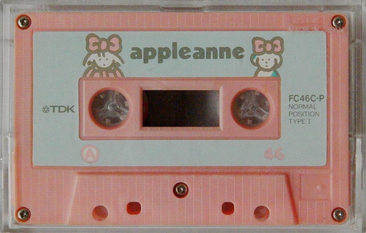 Compact Cassette TDK Appleanne 46 "FC46C-P" Type I Normal 1985 Japan