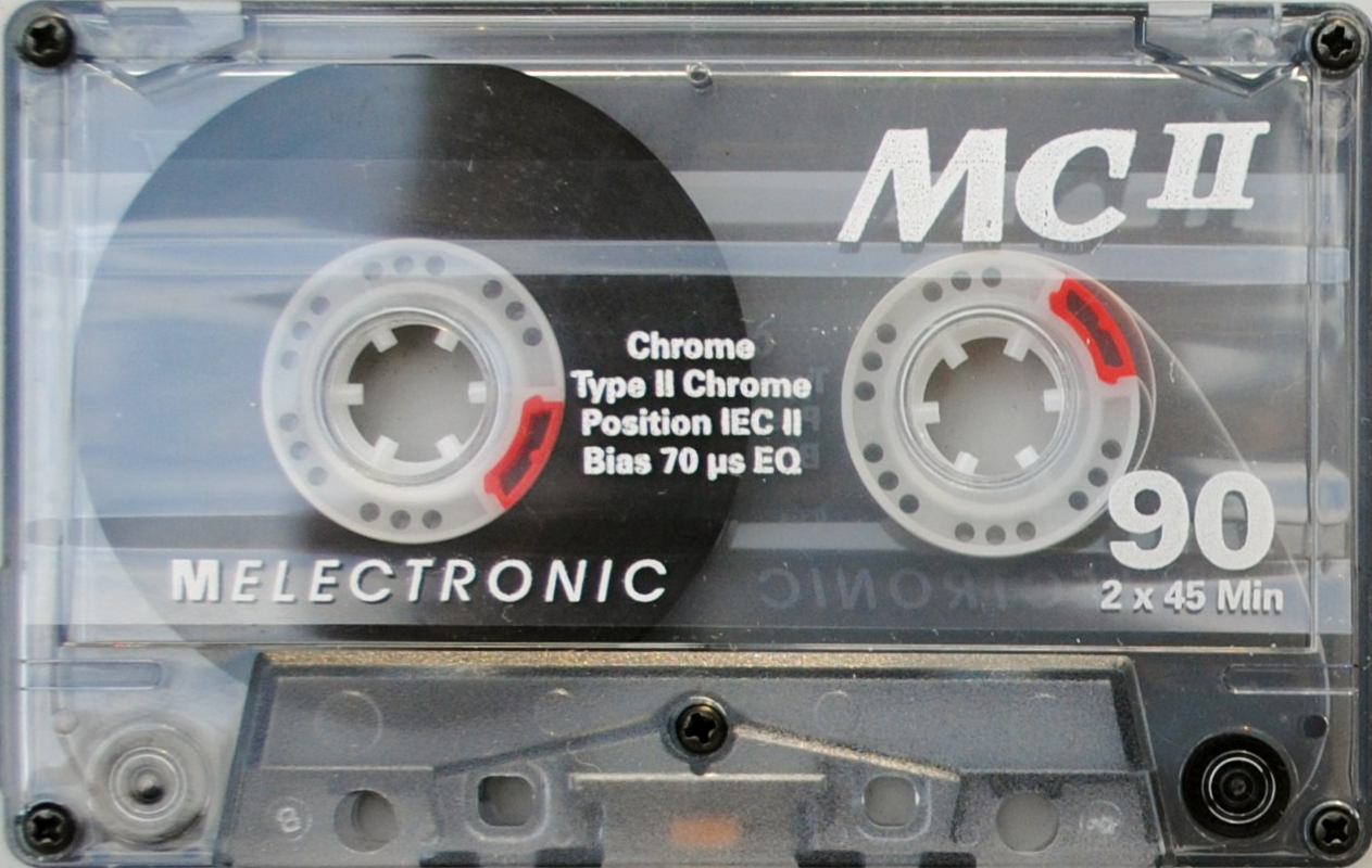 Compact Cassette Melectronic MC II 90 Type II Chrome 2002 Switzerland