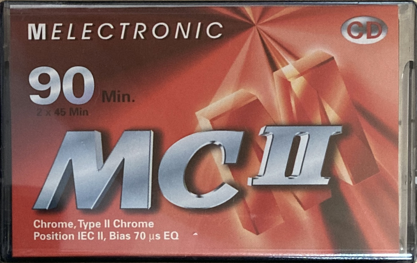 Compact Cassette Melectronic MC II 90 Type II Chrome 1996 Switzerland