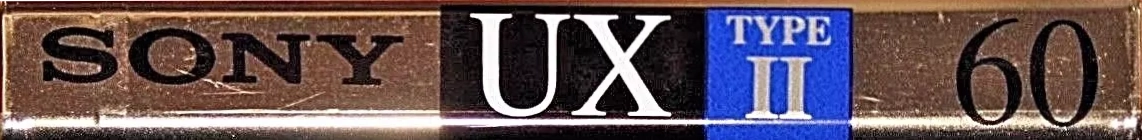 Compact Cassette Sony UX 60 Type II Chrome 1993 North America