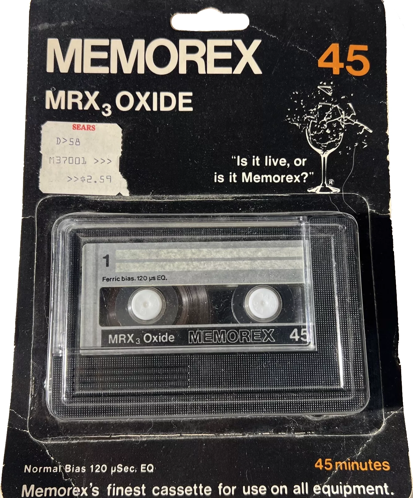 Blister: Memorex  - MRX3 Oxide 45