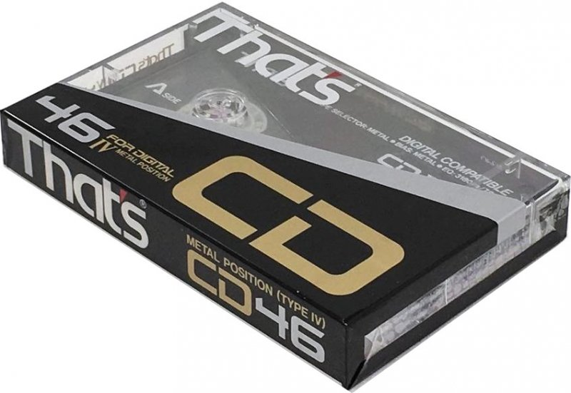 Compact Cassette Thats CD 46 "CD-IV" Type IV Metal 1987 Japan