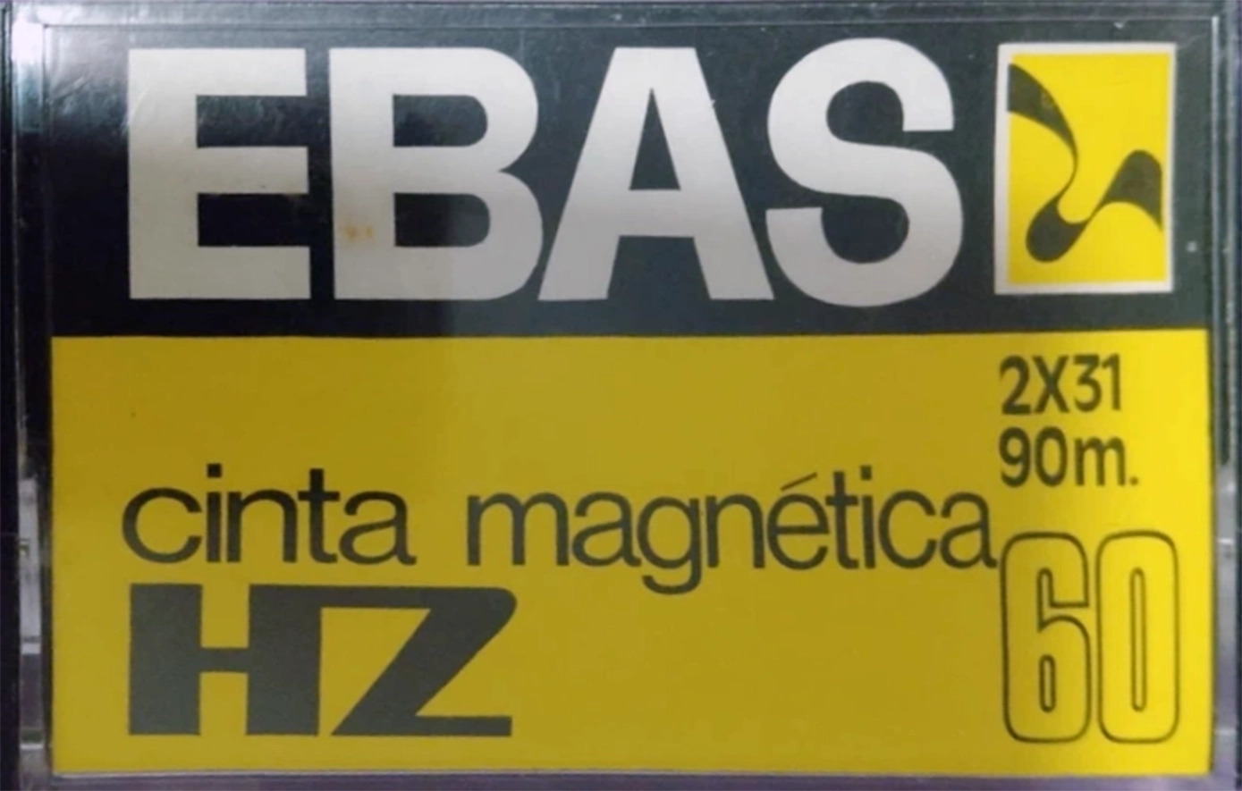 Compact Cassette EBAS 60 "HZ" Type I Normal Unknown Country