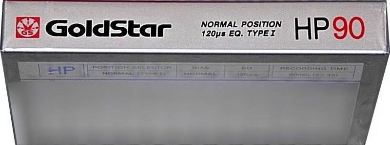 Compact Cassette: GoldStar / LG Goldstar - HP 90