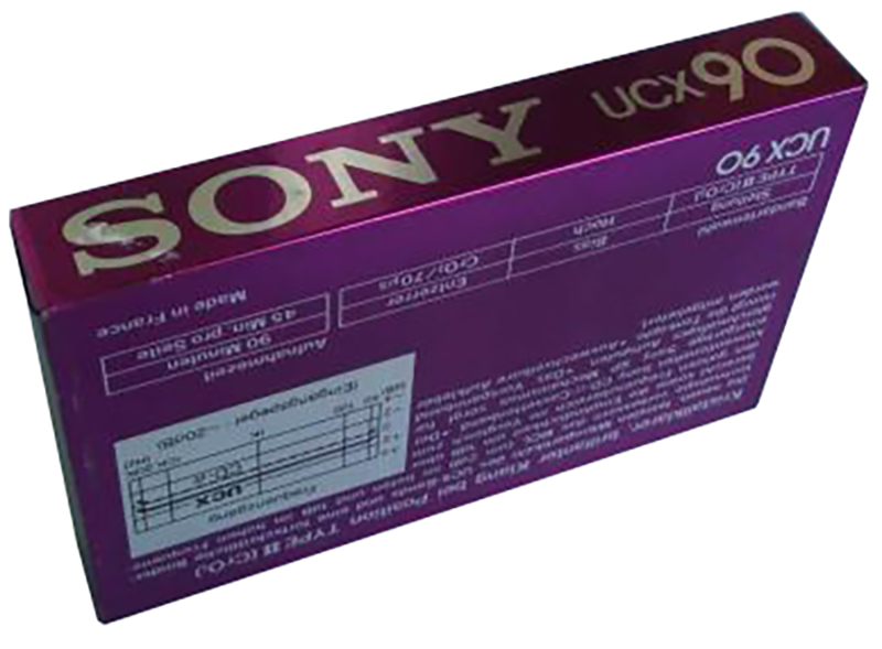 Compact Cassette Sony UCX 90 Type II Chrome 1983 Germany