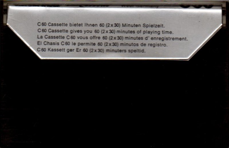 Compact Cassette Interfunk 60 Type I Normal 1976 Germany