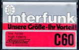 Compact Cassette Interfunk 60 Type I Normal 1976 Germany