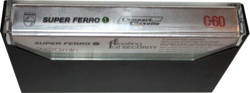 Compact Cassette Philips Super Ferro 60 Type I Normal 1979 Europe