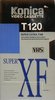 VHS, Video Home System Konica Super XF 120 "T120 SXF-A" Type I Normal 1990 North America