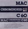 Compact Cassette Mac 60 Type II Chrome 1980 Europe
