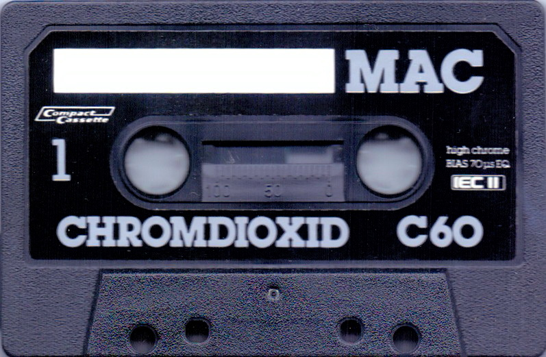 Compact Cassette Mac 60 Type II Chrome 1980 Europe