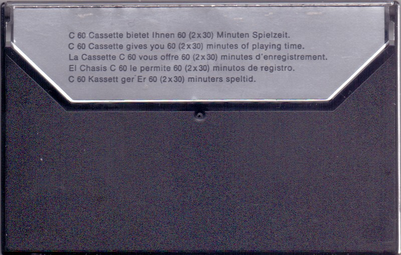 Compact Cassette: Unknown Mac -  60