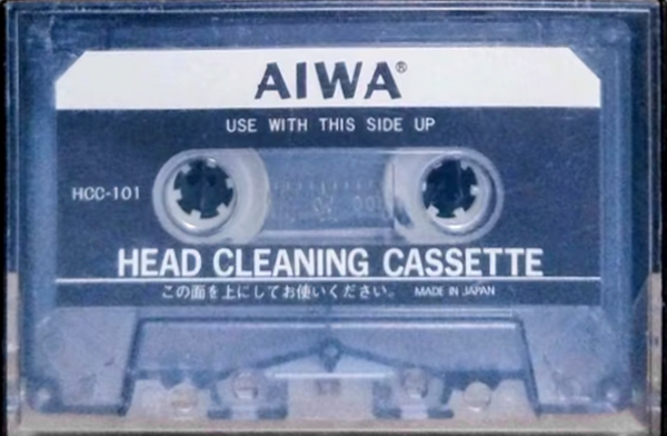 Compact Cassette Aiwa "HCC-101" Cleaning Cassette Japan