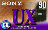 Compact Cassette Sony UX 90 Type II Chrome North America