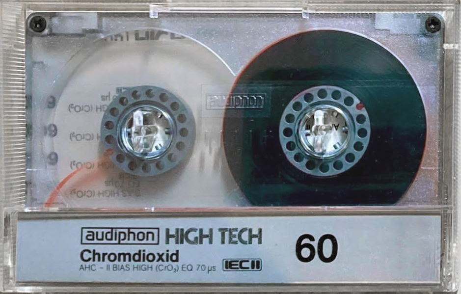 Compact Cassette Audiphon AHC-II 60 Type II Chrome 1986 Germany