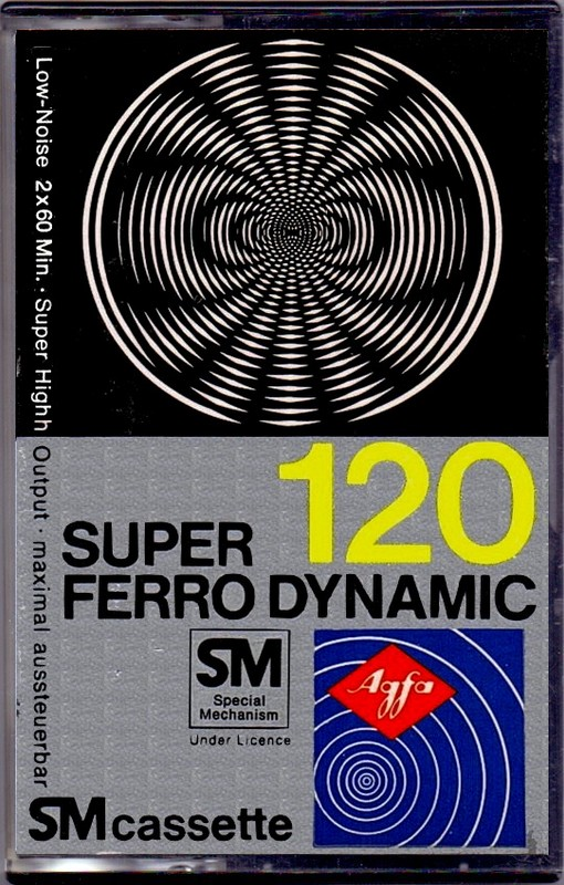 Compact Cassette AGFA Super Ferro Dynamic 120 Type I Normal 1977 Europe