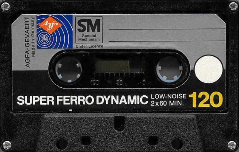 Compact Cassette AGFA Super Ferro Dynamic 120 Type I Normal 1977 Europe