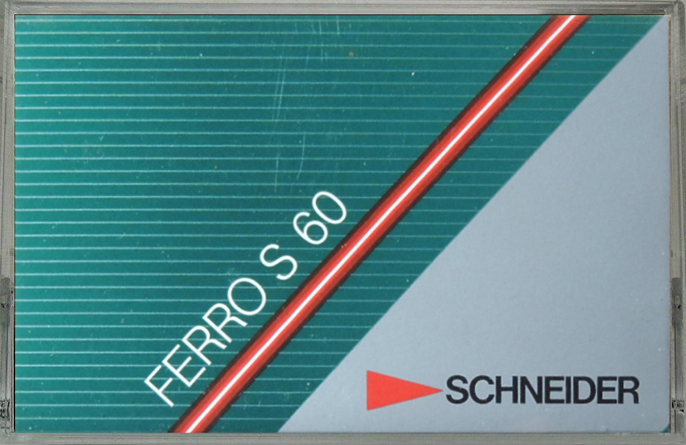 Compact Cassette Schneider Ferro S 60 Type I Normal 1985 Europe