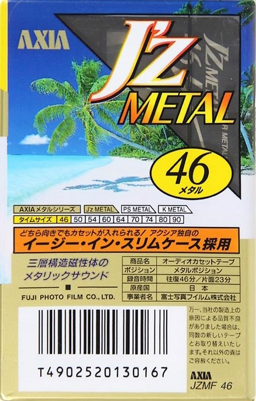 Compact Cassette: FUJI AXIA - J`z Metal 46