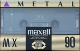 Compact Cassette Maxell MX 90 Type IV Metal 1992 North America