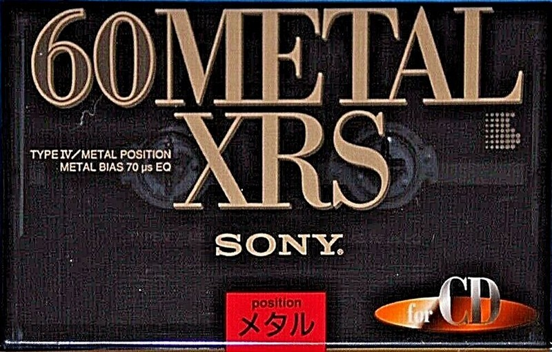 Compact Cassette Sony Metal-XRS 60 Type IV Metal 1994 Japan