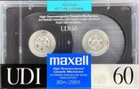 Compact Cassette Maxell UDI / UD1 60 Type I Normal 1988 Europe