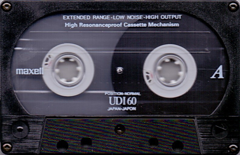 Compact Cassette Maxell UDI / UD1 60 Type I Normal 1988 Europe