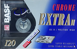 Compact Cassette BASF Chrome Extra II 120 Type II Chrome 1993 USA