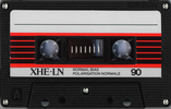 Compact Cassette Audio Magnetics XHE LN 90 "Black" Type I Normal 1982 Canada