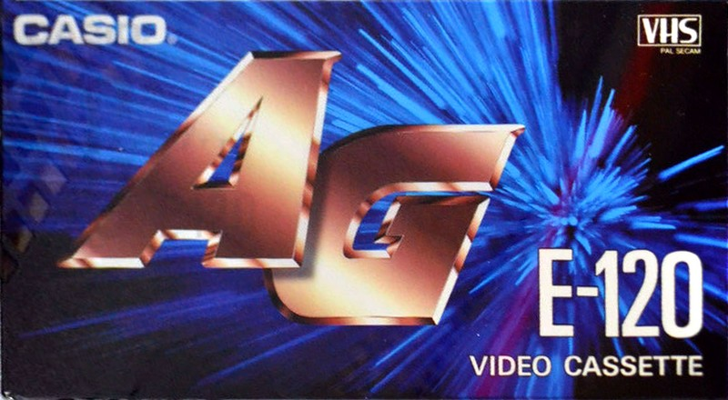 VHS, Video Home System Casio AG 120 Type I Normal 1988 Europe