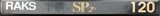 Compact Cassette RAKS SP s 120 "SP 2s" Type II Chrome 1996 Europe