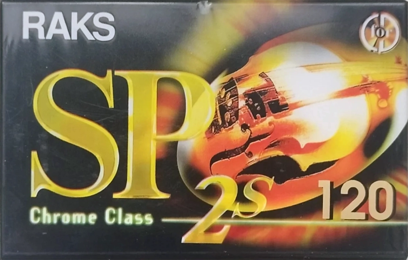 Compact Cassette RAKS SP s 120 "SP 2s" Type II Chrome 1996 Europe