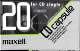Compact Cassette Maxell CD Capsule 20 Type I Normal 1990 Europe