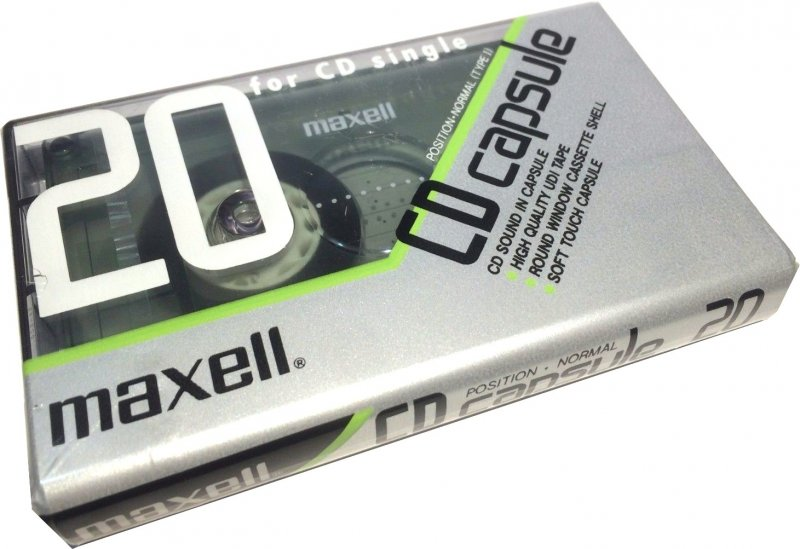 Compact Cassette Maxell CD Capsule 20 Type I Normal 1990 Europe