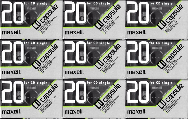 Compact Cassette: Maxell / Hitachi Maxell - CD Capsule 20