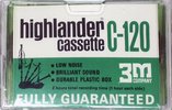 Compact Cassette 3M Highlander 120 Type I Normal 1972 USA