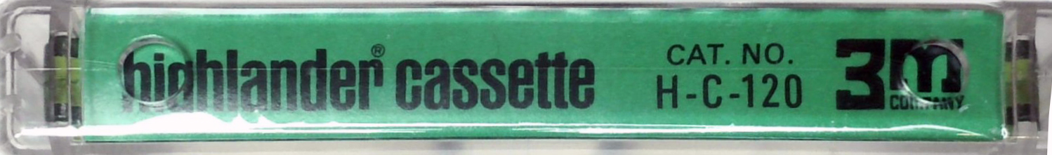Compact Cassette 3M Highlander 120 Type I Normal 1972 USA