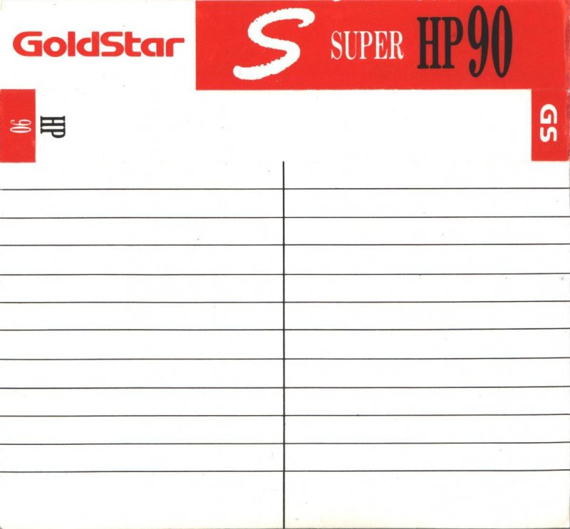 Compact Cassette Goldstar HP 90 "Super Pink" Type I Normal 1991 Europe