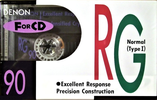Compact Cassette Denon RG 90 Type I Normal 1990 Japan