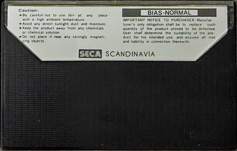 Compact Cassette: Unknown Seca -  70