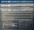 Compact Cassette SK CD 90 Type II Chrome 1995 Europe
