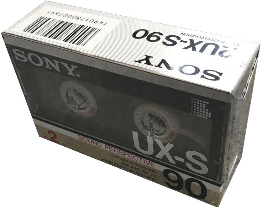 2 pack Sony UX-S 90 Type II Chrome 1986 Japan