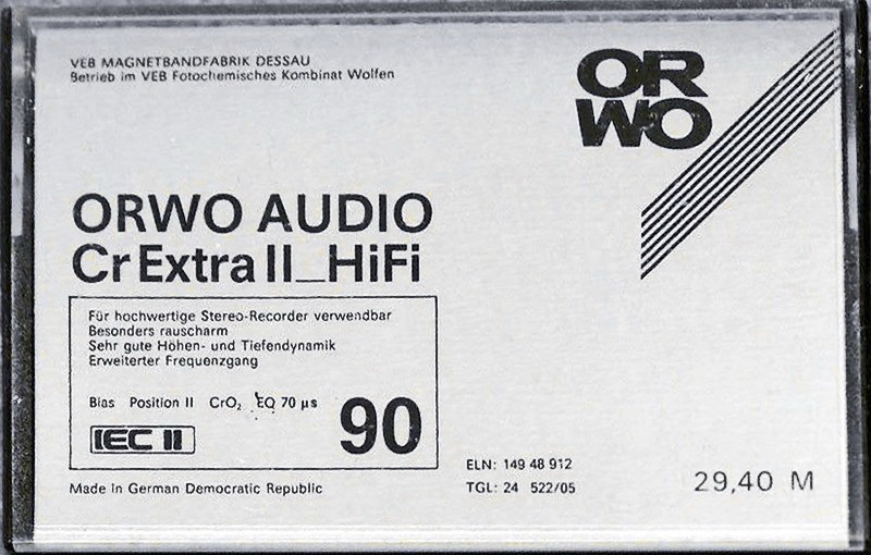 Compact Cassette: ORWO / Dessauer ORWO -  90