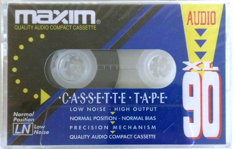Compact Cassette Maxim XL 90 Type I Normal UK