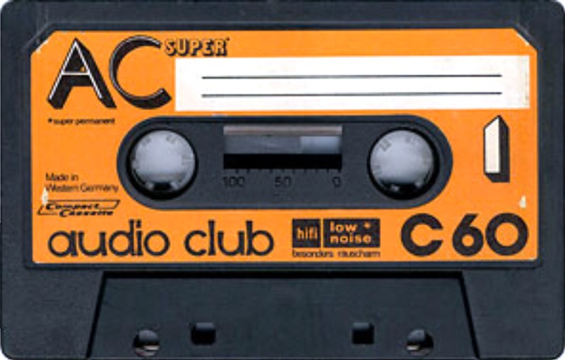 Compact Cassette Audio Club 60 Type I Normal 1974 Germany